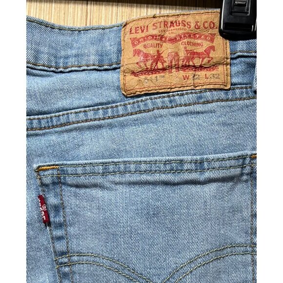 Levi's - Men's Stretch Denim Pants - Ligh Blue - 32 x 32 - Picture 14 of 16